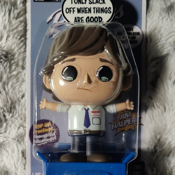 Funko Pop! Jim Halpert Figure - Blue and White - Picture 3 of 3